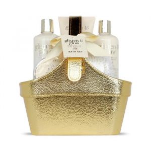 Coffret de bain - GLOSS - Vanille Tilleul - 5 pièces - Bien-être - Mixte