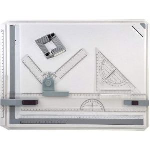 Table &agrave; dessin A3 51 x 37 cm avec syst&egrave;me dangle r&eacute;glable et accessoires de mouvement parall&egrave;le