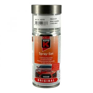 Bombe de peinture carrosserie - Peugeot - Gris dolomite - J1/KDA/M0J1 - 150 ml - Auto K