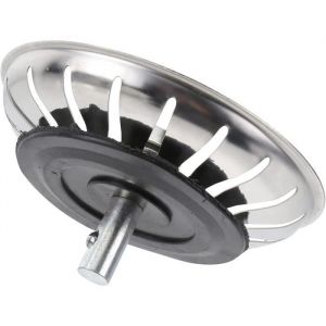 Filtre à Évier Inox-Bouchon Évier Cuisine Universel 80mm-Bouchon de Bonde Évier Cuisine Grille Évier Cuisine Antiblocage