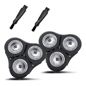 Lot de 2 TêTes de Rechange RQ11 pour Rasoirs Philips Norelco SensoTouch 2D 1150X 1160X 1170X 1180X et Plus