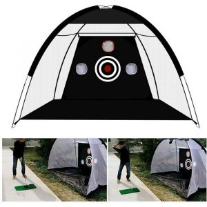 TEMPSA 3M Cage de Pratique Golf Filet dentraînement de golf intérieur Frapper Formation Jardin Pliable NOIR