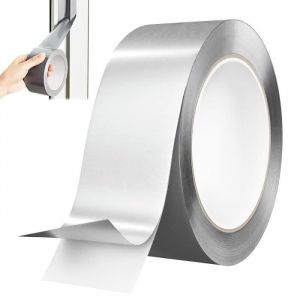 Scotch Aluminium Haute TemperatureRuban Adhésif en Aluminium50mm x 20m Ruban Adhésif AluminiumRuban Métallique Très Résistant