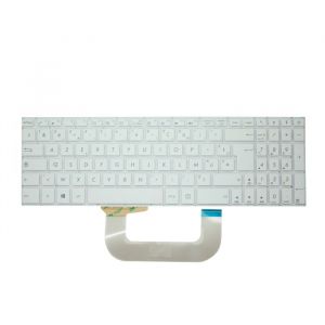 CLAVIER FRAN&Ccedil;AIS AZERTY POUR ASUS R702U / R702UA / R702UB / R702UF / R702UQ / R702UV - BLANC - NOTE-X