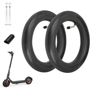 Chambre &agrave; Air 10 Pouces pour Trottinette Electrique 10 X 2.125 Tubes &agrave; Double Epaisseur Roues de Rechange pour Trottinette