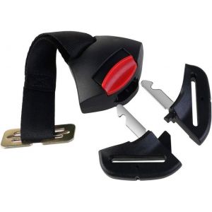 Accessoires de boucle de si&egrave;ge de s&eacute;curit&eacute; pour enfants verrouillage fixe de si&egrave;ge dauto pour b&eacute;b&eacute; (noir)