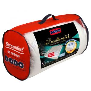 Surconfort Premium XL Extraloft Fibres AIR TOP résilientes Dodo - Surmatelas pour lit 160 x 200 cm