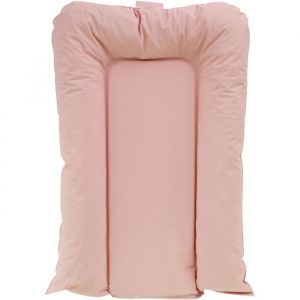 Matelas &agrave; langer - TINEO - FLOCONS - PVC - Rose poudre