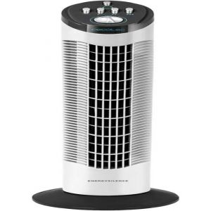 Ventilateur Colonne - Blanc - 45W - 3 Vitesses - Moteur en Cuivre - Minuterie Programmable