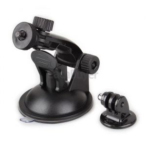 Support Ventouse + Adaptateur Trépied Fixation Voiture Pour Gopro Hero 3/2/1