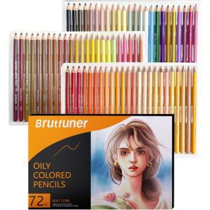 72 Crayons de Couleur Chair Claire Crayons de Couleur Pour Adultes Crayons Pour Le Teintes de Peau Naturelles Id&eacute;Ale Pour LArt