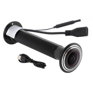 OMABETA cam&eacute;ra judas WiFi Cam&eacute;ra judas 1080P HD objectif 180 degr&eacute;s conversation bidirectionnelle d&eacute;tection informatique pack