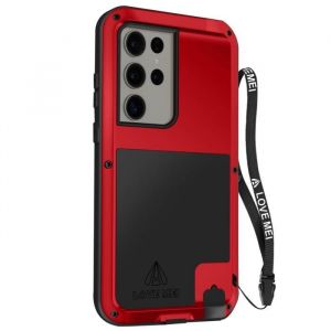 Coque - LOVE MEI - Samsung S23 Ultra - Antichoc - Étanche - Rouge