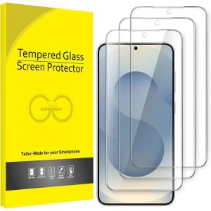 Protection décran - Little Boutik© - Samsung Galaxy S25 - Pack de 3 - Verre trempé - Résistant aux rayures