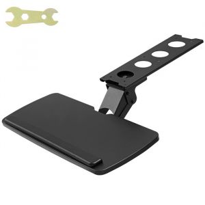 Plateau de Clavier - DUOKU - PE-KB01 - Réglable en Hauteur - Coulissant - Noir
