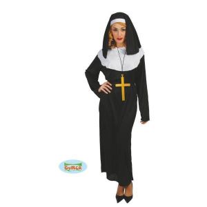 Déguisement Bonne Soeur - Adulte - Religieux(se) - Noir - Intérieur