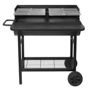 Robby Barbecue &agrave; charbon 71x35.5cm avec chariot - smoker one