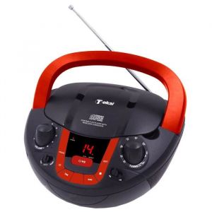 LECTEUR CD PORTABLE - TOKAÏ - BOOMBOX BT - 10 Watts - RADIO FM - AUX-IN