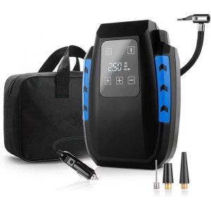 Compresseur dair portable 12 V 12 V 120 W compresseur dair numérique portable pour voiture gonfleur automatique de pneus