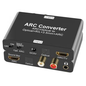 Extracteur audio HDMI ARC convertisseur audio DACadaptateur audio HDMI ARC Audio TV et convertisseur audio num&eacute;rique 5.1