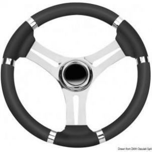 Volants de bateau &agrave; structure en inox poli miroir