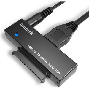 Adaptateur USB 3.0 vers SATA pour disque dur 2.5"/3.5" INATECK - Convertisseur avec alimentation externe