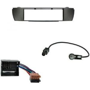 Kit Adaptateur Autoradio 1Din - ADNAUTO - BMW Z4 E85 - ISO - FM - Anthracite
