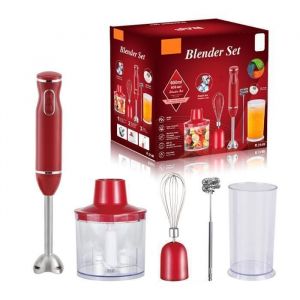 5-en-1 Mixer Plongeur - Mixeur Plongeant -800W -2 types de réglage de la vitesse - Hachoir de 500ml et Verre Doseur 600 ml