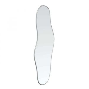 Meilleures Miroir mural  miroir déco pour salle de bain salon chambre ou dressing Argenté 60x25 cm - shop32263639