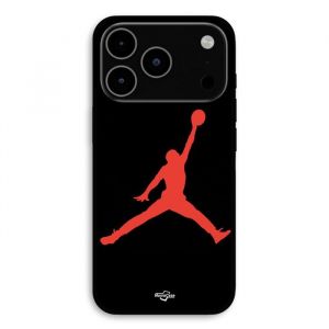 Coque Pour iPhone 17 Pro Jordan logo 23 nike basketball couleur rouge Manacase
