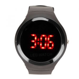 Montre num&eacute;rique pour enfants &eacute;tudiant &agrave; la mode LED rouge Sports de plein air cadeau danniversaire pour la vie quoti