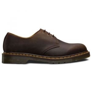 Derbie - Dr Martens - 1461 - Cuir Crazy Horse - Marron - Collection Classic 3 Eyelet