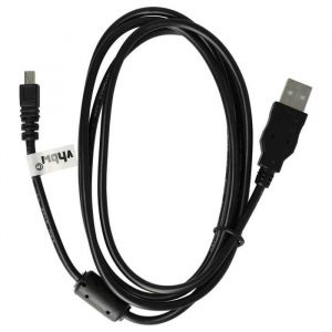 vhbw Câble USB (Standard USB Type A) 150cm compatible avec Panasonic Lumix DMC-SZ1, DMC-SZ3, DMC-SZ5, DMC-SZ7, DMC-SZ9, DMC-TS3