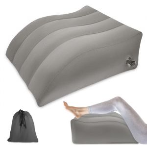 Coussin Jambes Gonflable Portable Coussins Rel&egrave;ve Jambes Peut &ecirc;tre Utilis&eacute; comme Coussin LombaireCoussin Canap&eacute; Oreiller