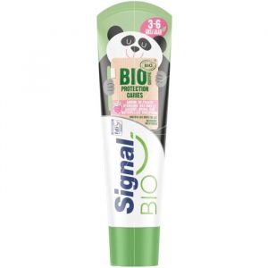 Pack de 3 - SIGNAL Dentifrice Bio Enfants arôme Fraise dorigine naturelle 50ml