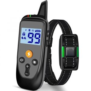 Collier De Dressage Pour ChiensCollier &Eacute;lectrique Chien Avec3 Mode De Formation Bip Vibration ChocPort&eacute;e De 1000M &Eacute;tanche Ip67