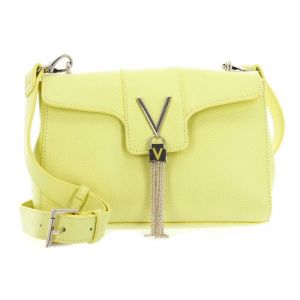 Sac à épaule bandoulière - VALENTINO - Divina Crossbody Bag - Jaune clair - 100% polyuréthane - 23x15x8 cm