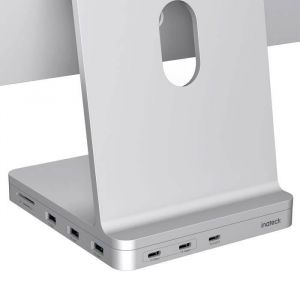 Inateck 8-en-1 iMac Station Accueil Compatible avec iMac 24 Pouces 2021/2023, USB 3.2, Hub USB en Aluminium avec Boîtier SSD NVMe