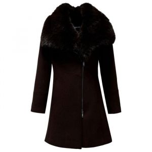 Manteau The reimagined wool coat with fur - Salsa