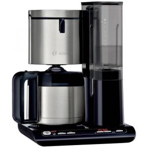 Cafetière Bosch Haushalt TKA8A683 en acier inoxydable et noir - 8 tasses - verseuse thermofuge