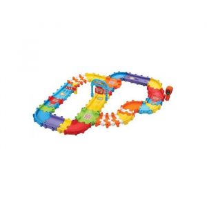 Tut Tut Bolides - Super Pack multipiste twist 46 pieces et accessoires - Circuit vehicule Vtech - Extension