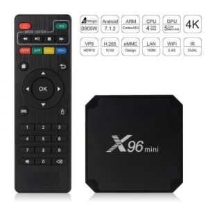 X96 Mini Android TV Box Android 9.0 TV Box Amlogic S905W Quad-Core 2 Go + 16 Go 4K HD WIFI Media Player-A1