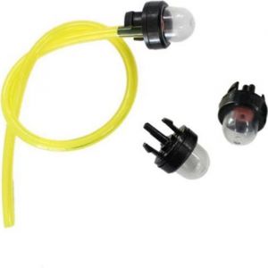3x Pompe (Poire) dAmorçage pour Carburateur Walbro 1Tronconneuse Elagueuse Debroussailleuse et Tuyaux d’Essence