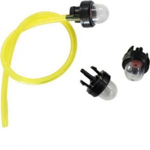 3x Pompe (Poire) d'Amorçage pour Carburateur Walbro 1Tronconneuse Elagueuse Debroussailleuse et Tuyaux d’Essence