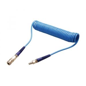 Tuyau spiral&eacute; &agrave; air comprim&eacute; - BGS TECHNIC - 6 m - Polyur&eacute;thane - 10 bar - 8 mm