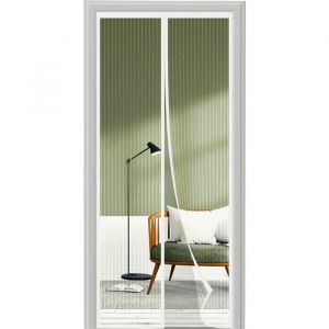 Moustiquaire Porte Fenetre 180X220Rideau Moustiquaire Magn&eacute;tique BlancProfitez De L&Eacute;t&eacute; En Famille