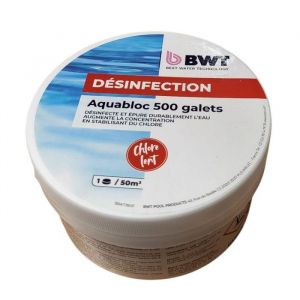 Chlore lent galet de 500 Gr Aquabloc 500 hivernage - BWT