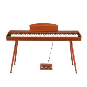 Piano électronique - LALAHO - Piano numérique avec 88 touches avec support en métal - Noyer