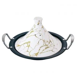 Tajine induction Royal Swiss blanc 34cm