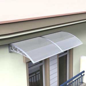 AUBAYS - AUVENT DE PORTE MARQUISE 240 x 80 cm Auvent de porte entrée marquise porte